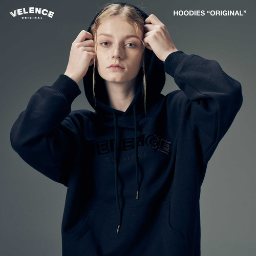 【新品】VELENCE Original Black Jacket Win VELENCE 'ORIGINAL' Collection Black Hoodie | Webuybangkok