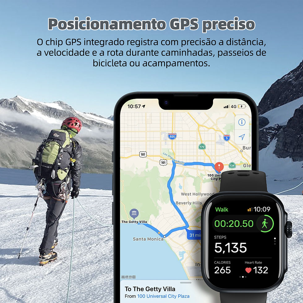 Miniatura: BETTDOW AI GPS Smartwatch Supports Alexa Monitor Health 100+ Sports Modes 3ATM W