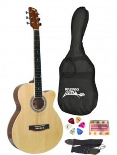 Pyle 39 Inch Beginner Jammer, Acoustic Guitar with