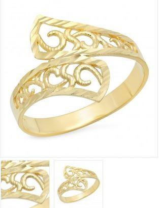 14 Kt Yellow Gold Ivy Ring SKU : LAJC0134