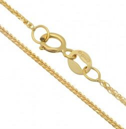 14Kt Yellow Gold Italian Style Flat Rolo Chain