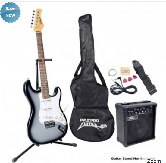 Pyle Beginner Electric Guitar Package