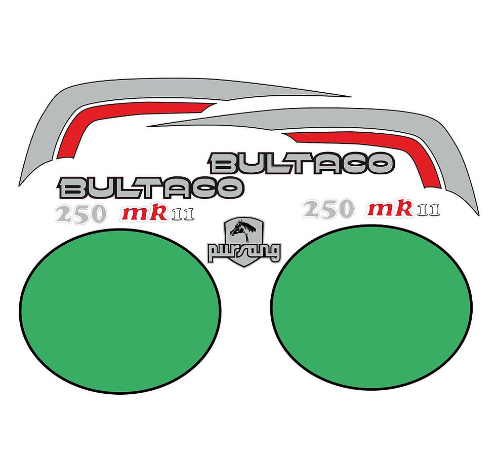kit vinilos Bultaco pursang 250