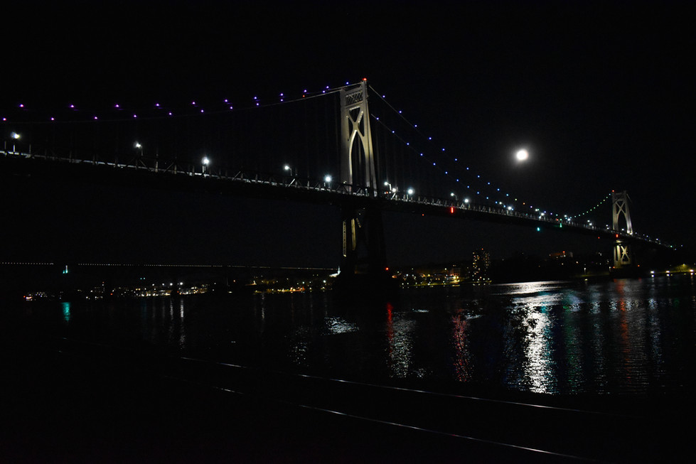 Walkway at Night.