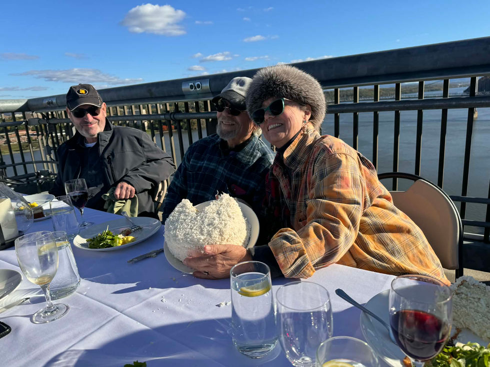 Dinner on the Walkway.