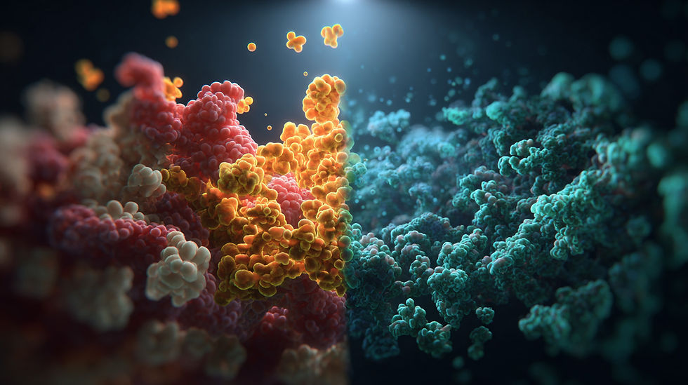 Comparison of unstable versus stabilised growth-factor signalling in skin.