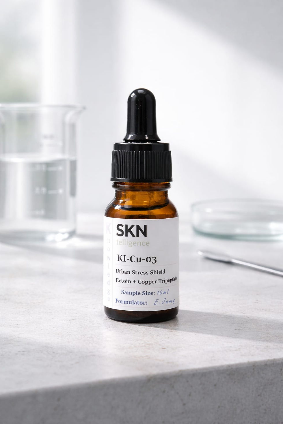 KI-Cu-03 ectoin copper peptide serum SKNtelligence