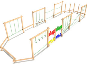 Linking timber trim trails