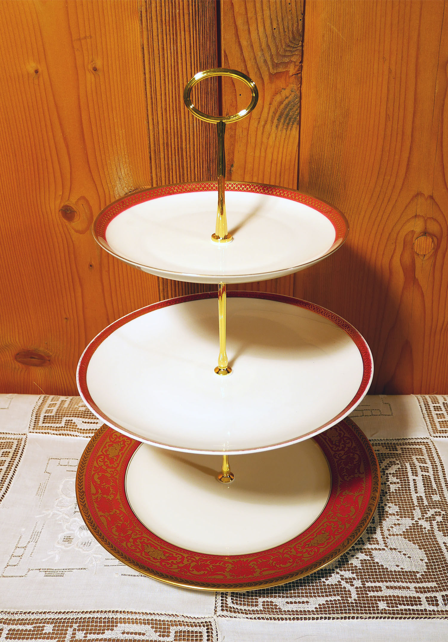 3er gross Mix rot/gold Nr. 277