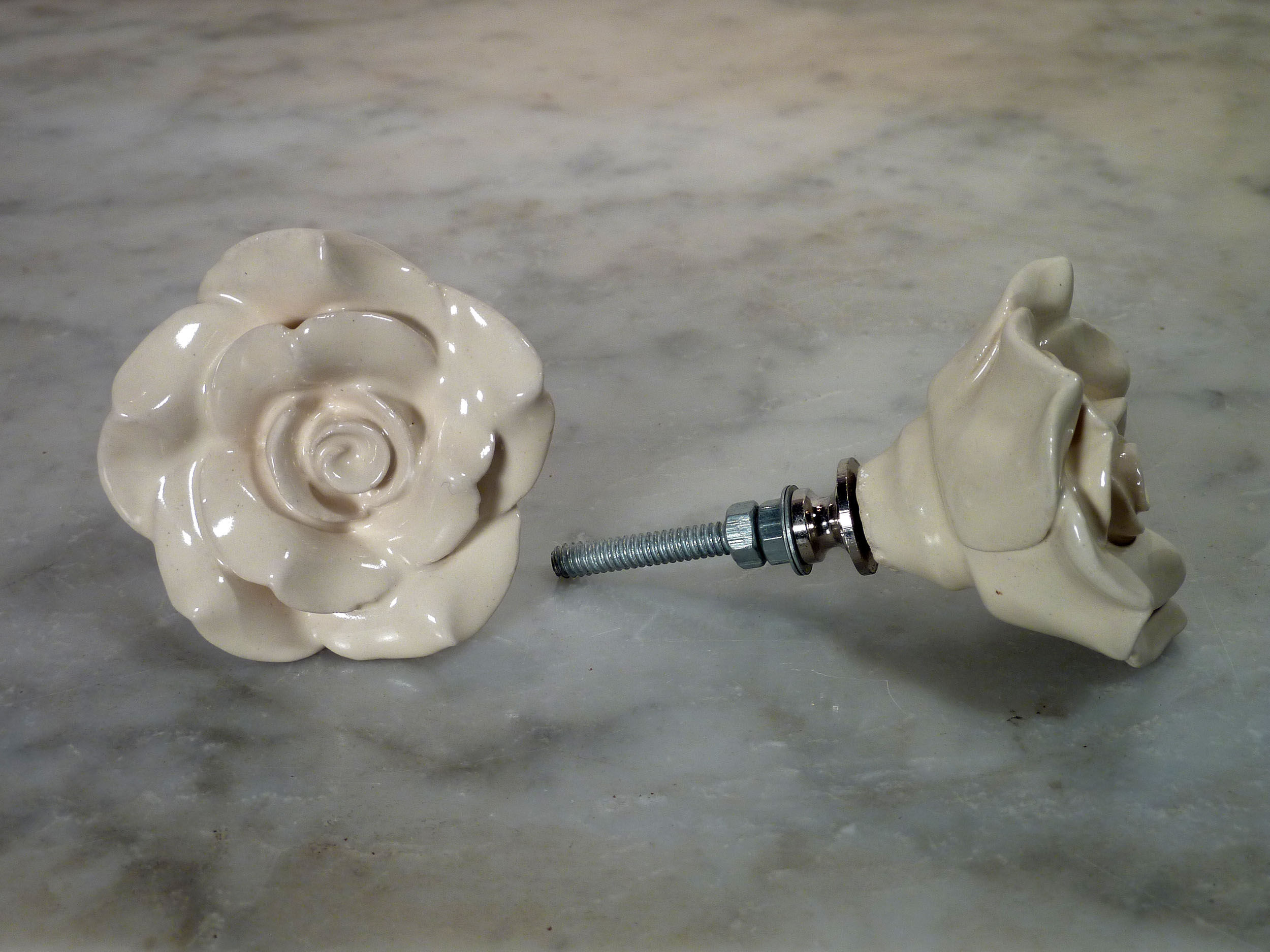 Rose Ivory Silver FCK-38