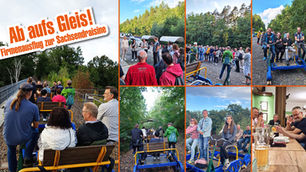 Nicht nur Züge fahren auf Gleisen!