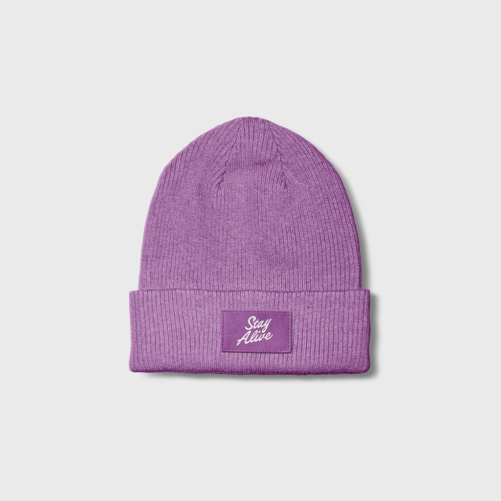Thumbnail: Stay Alive Knit Beanie