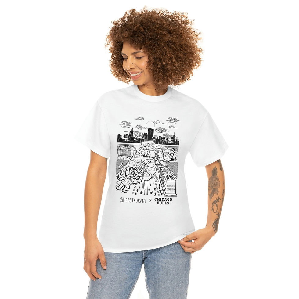 Chicago Bulls x 2d restaurant 2023 Lunar New Year T-shirt Chicago Bulls x 2d restaurant 2023 Lunar New Year T-shirt