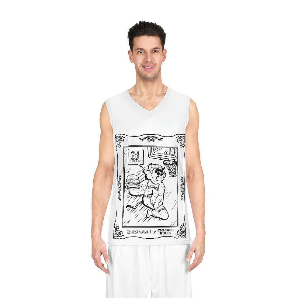 Thumbnail: Chicago Bulls x 2d restaurant - Sandwich dunking Benny Jersey by Chef Kyu