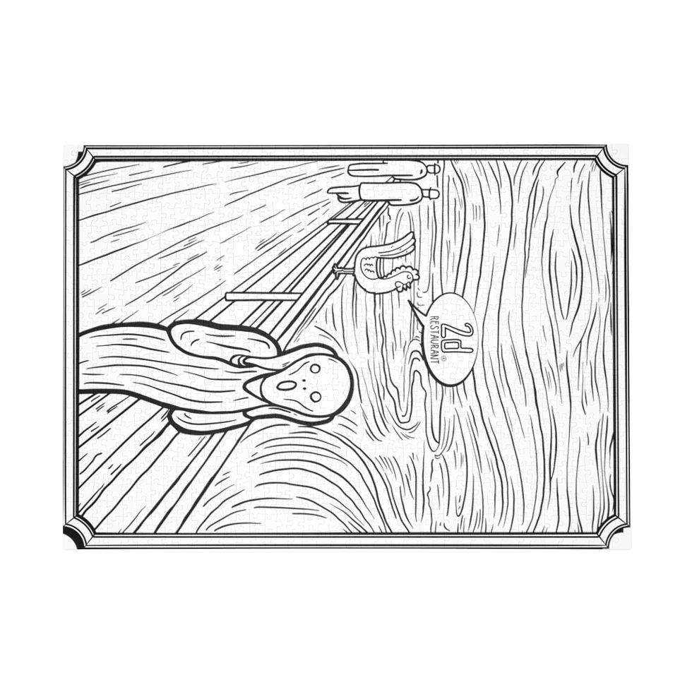 Thumbnail: Puzzle (500, 1000-Piece) - The 2d Scream of happiness