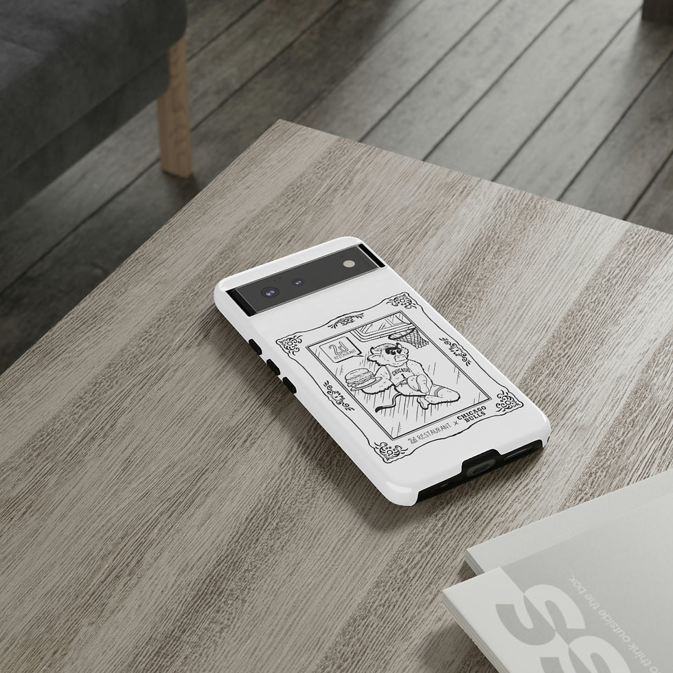 Thumbnail: Chicago Bulls x 2d restaurant Sandwich Dunk Benny Phone Case by Chef Kyu