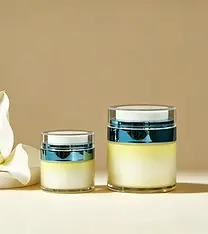 Gradient Color Cosmetic Airless Cream Jar