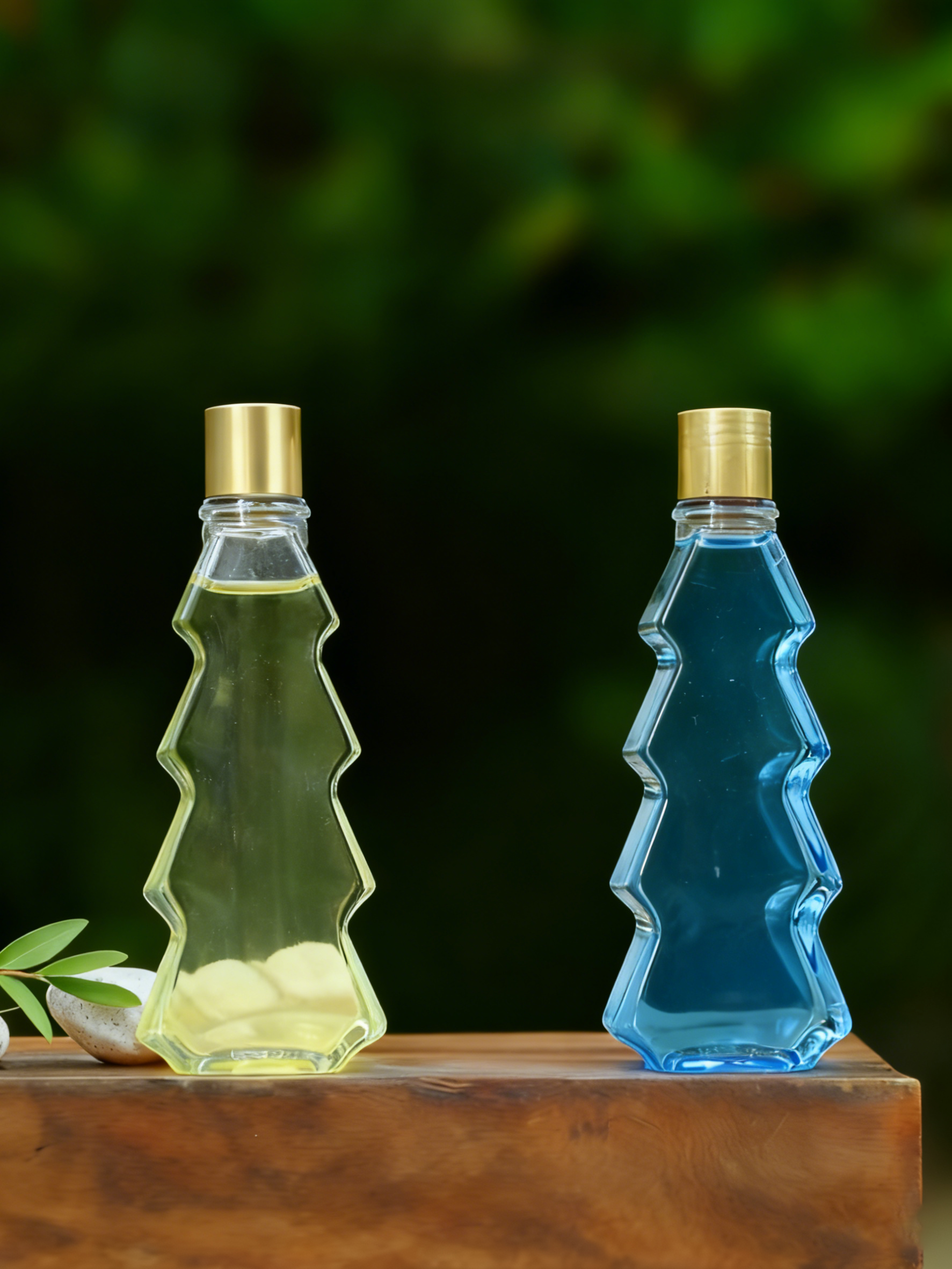 250ml custom christmas tree plastic bottle manufacturer