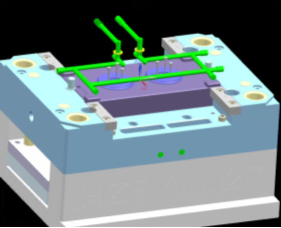 Thumbnail: Dust-free fan impeller parts precision mold manufacturer 0.03-0.05mm