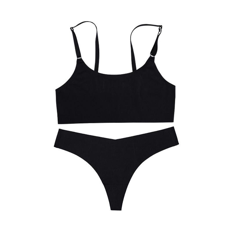 Thumbnail: Hot Sale High Quality Latest Design Us Size Stylish Solid Ice Silk Seamless Wire