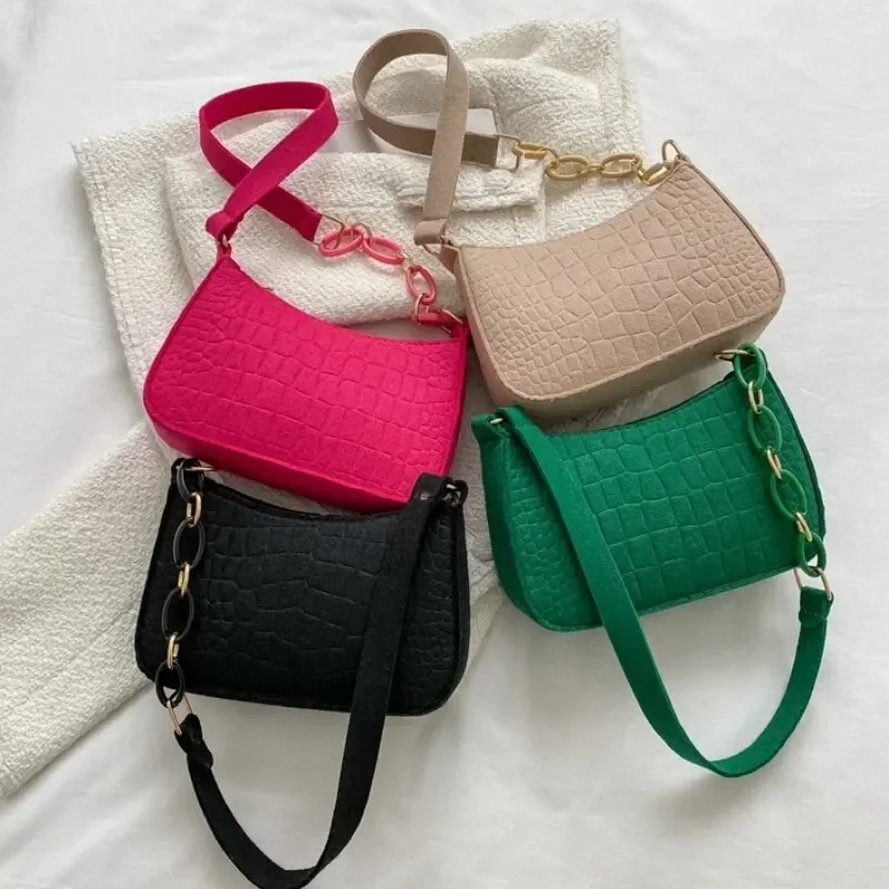 Thumbnail: Popular Retro Gentle Temperament Small Square Bag 2024 Autumn Shoulder Handheld 