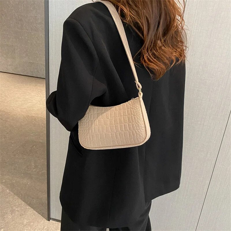 Thumbnail: Popular Retro Gentle Temperament Small Square Bag 2024 Autumn Shoulder Handheld 