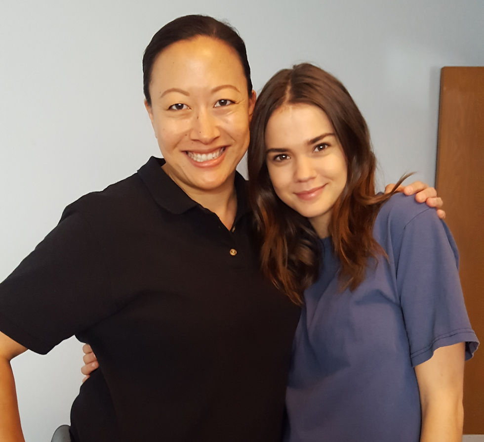 Grace Go and Maia Mitchell on The Fosters