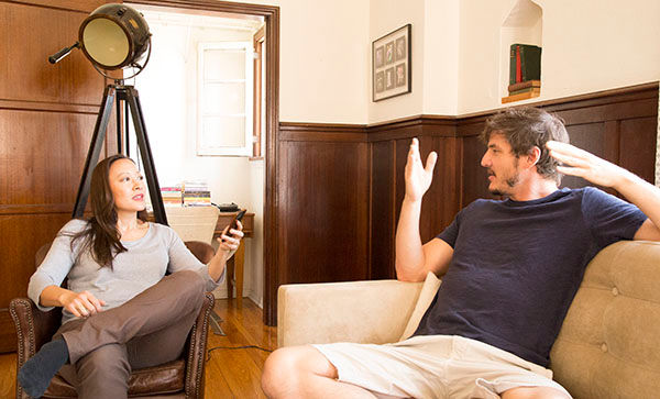 Grace Go and Pedro Pascal talk shop