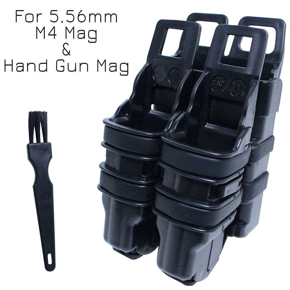 サバゲー 装備 ファストマグポーチ レプリカ 5.56mm マガジン/ハンドガン マガジン 対応 /マガジン メンテナンス お掃除ブラシ セット