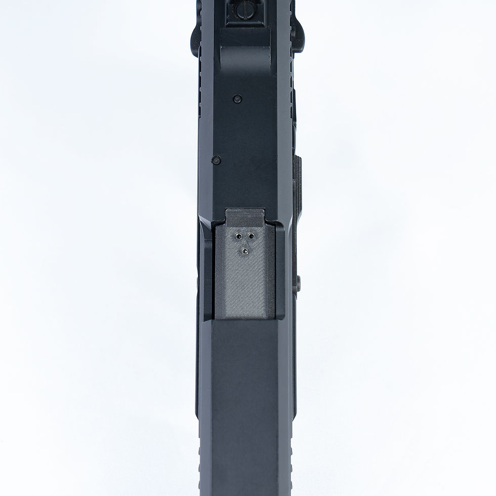 サムネイル： ダイレクト ３点式 ホップアップ調整 チャンバーカバー 東京マルイ SOCOM ソーコム Mｋ２３ 用 カスタム パーツ