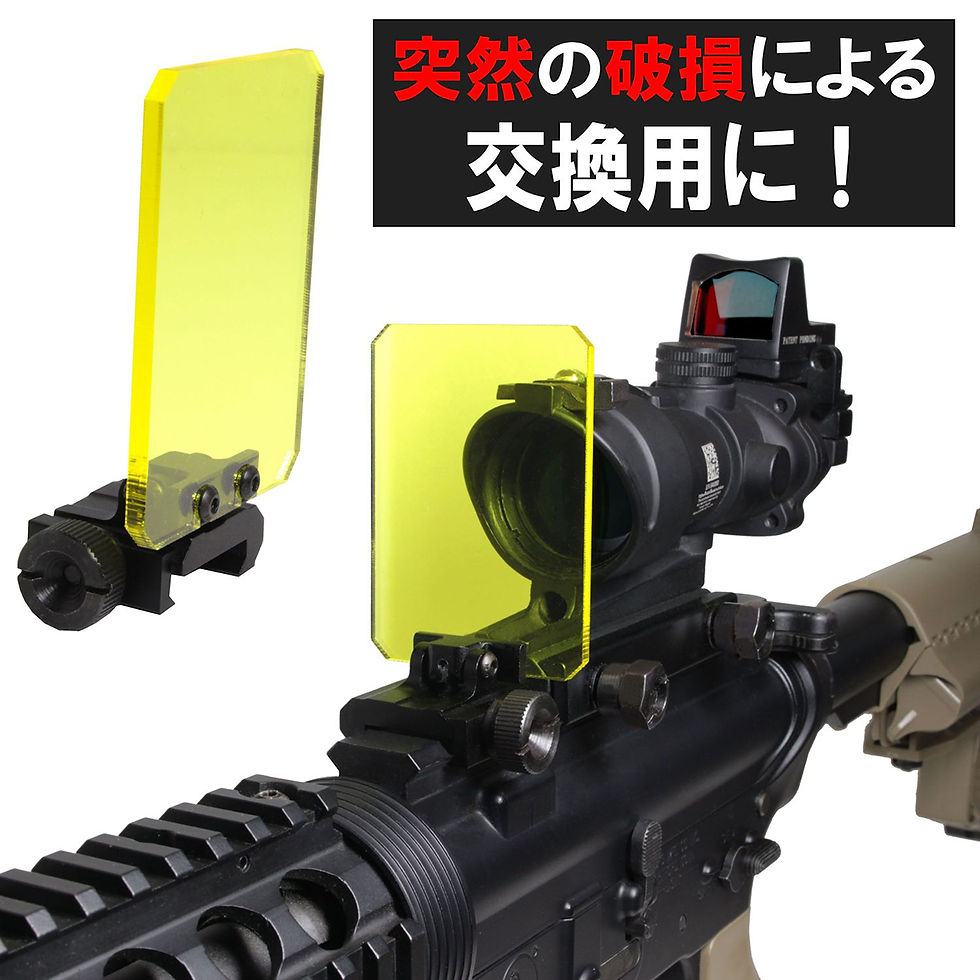 サムネイル： スコープシールド レンズカバー スコープ ホロサイト ドットサイト 保護 スペア シールド 予備 4枚 サバゲー エアガン カスタム パーツ 四角形