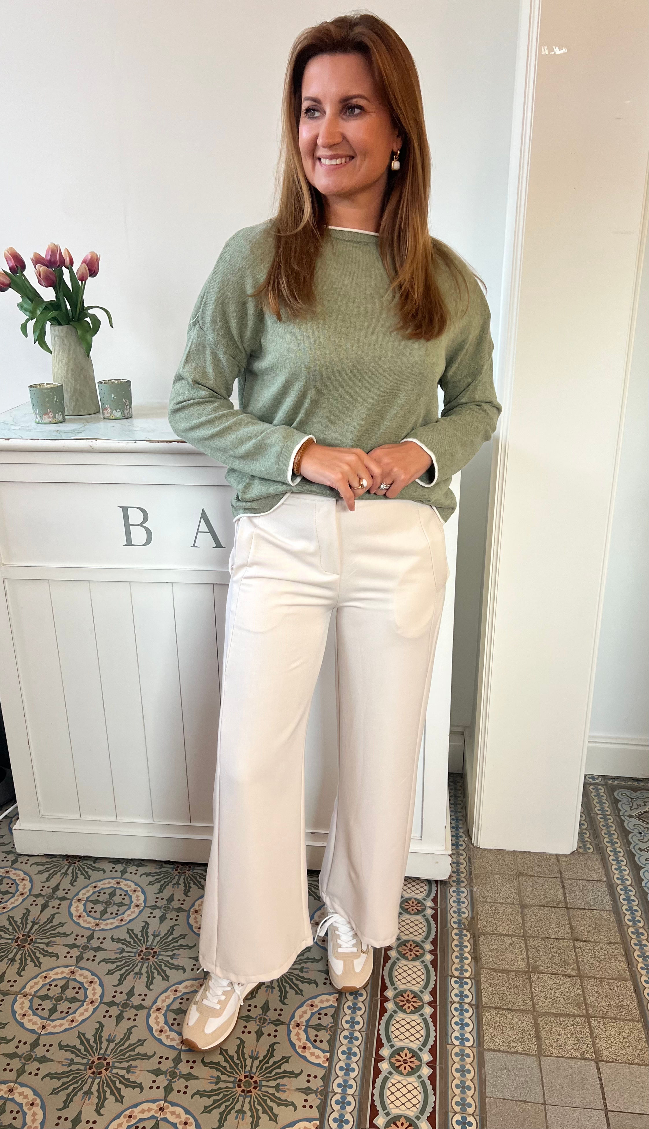 Aangenaam pulletje kaki 