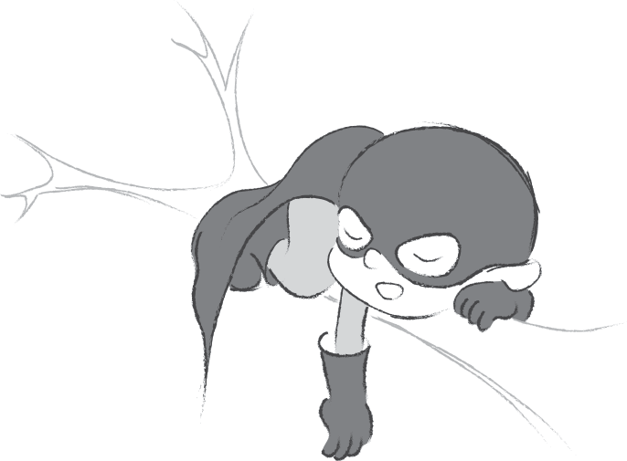 sleeping hero