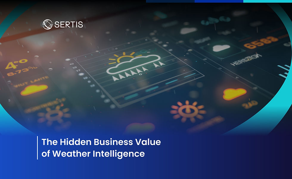 Weather Intelligence: เมื่อ AI เปลี่ยนความไม่แน่นอนของสภาพอากาศ ให้กลายเป็นข้อมูลในการตัดสินใจทางธุรกิจ
