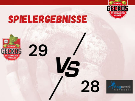 Auswärtssieg bei der HSG Rottweil