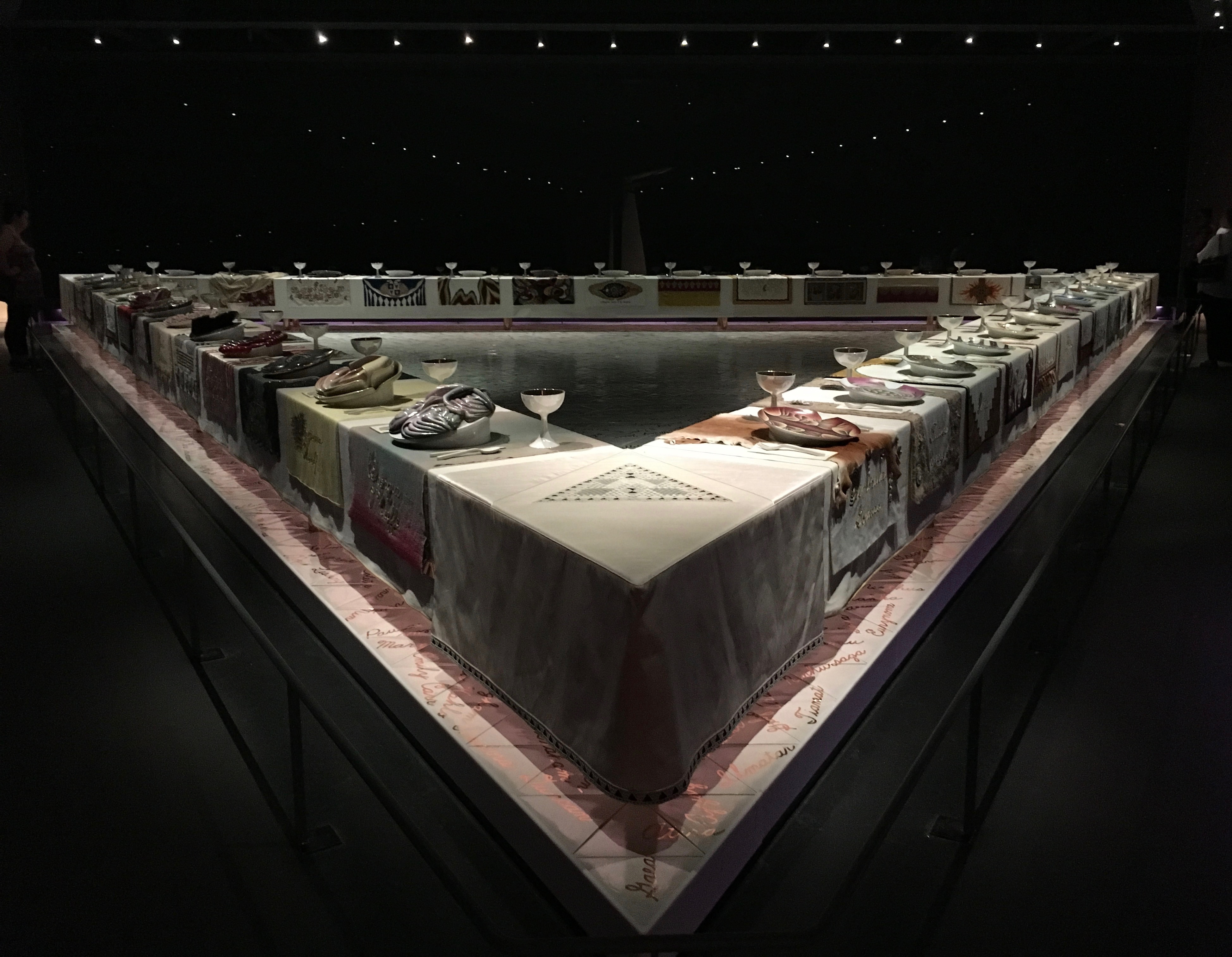Judy Chicago's "The Dinner Party"