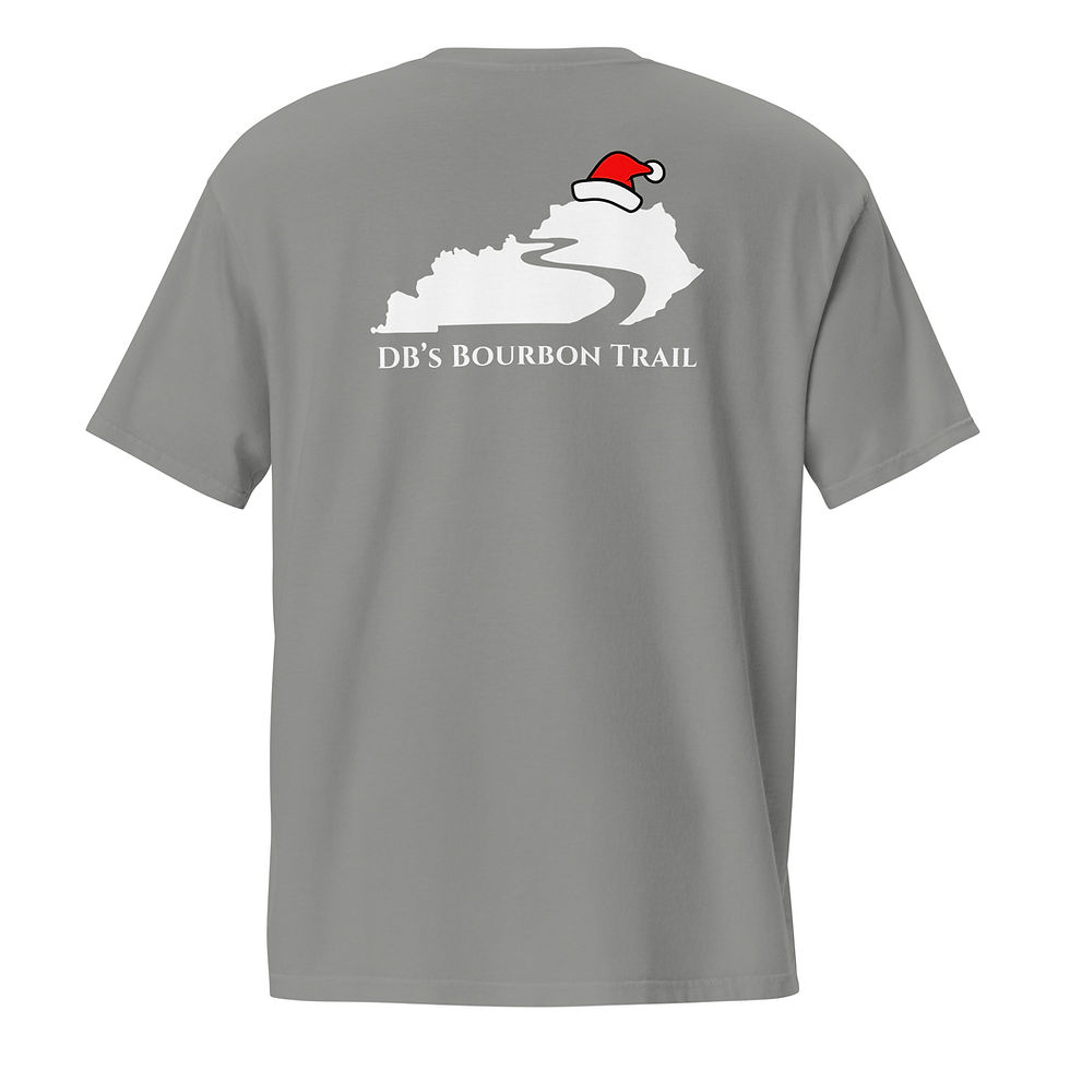 Thumbnail: DB’s Bourbon Trail Holiday Logo Pocket T-Shirt (White Logo)