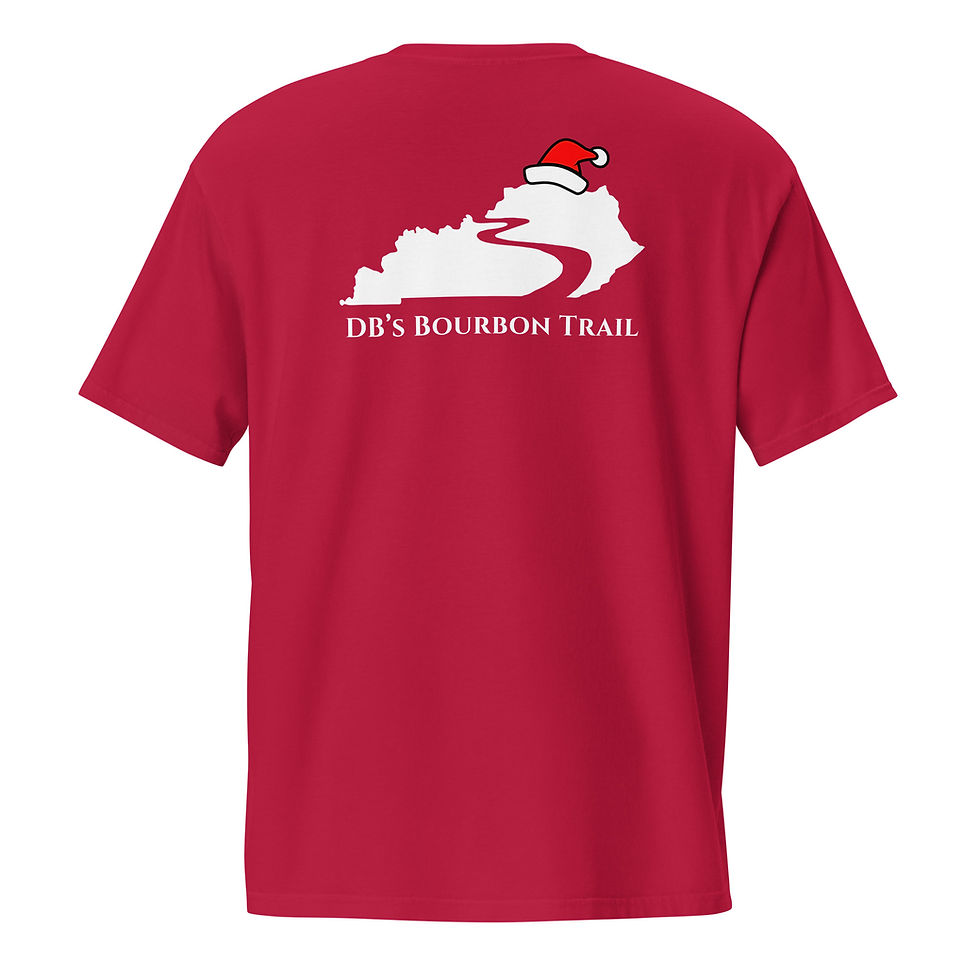 Thumbnail: DB’s Bourbon Trail Holiday Logo Pocket T-Shirt (White Logo)