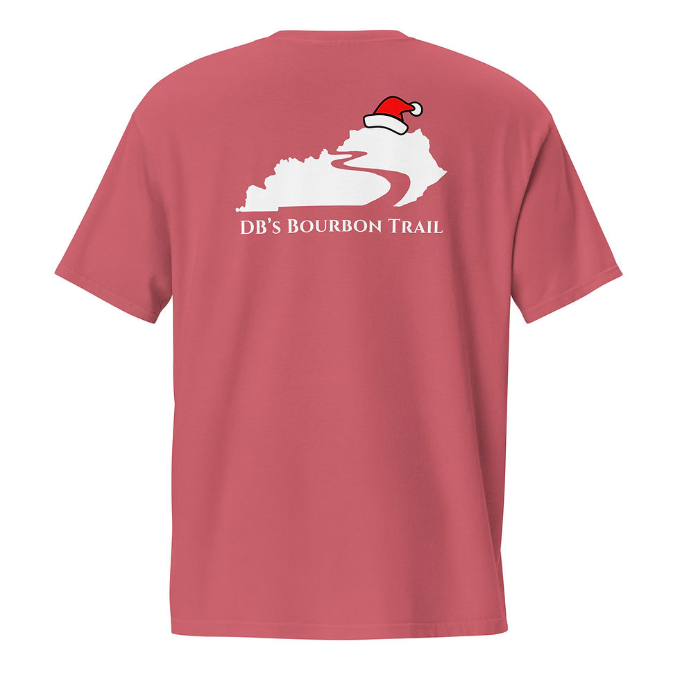 Thumbnail: DB’s Bourbon Trail Holiday Logo Pocket T-Shirt (White Logo)