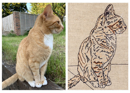 Pet Portraits and Bespoke Artwork by Pink Couch.