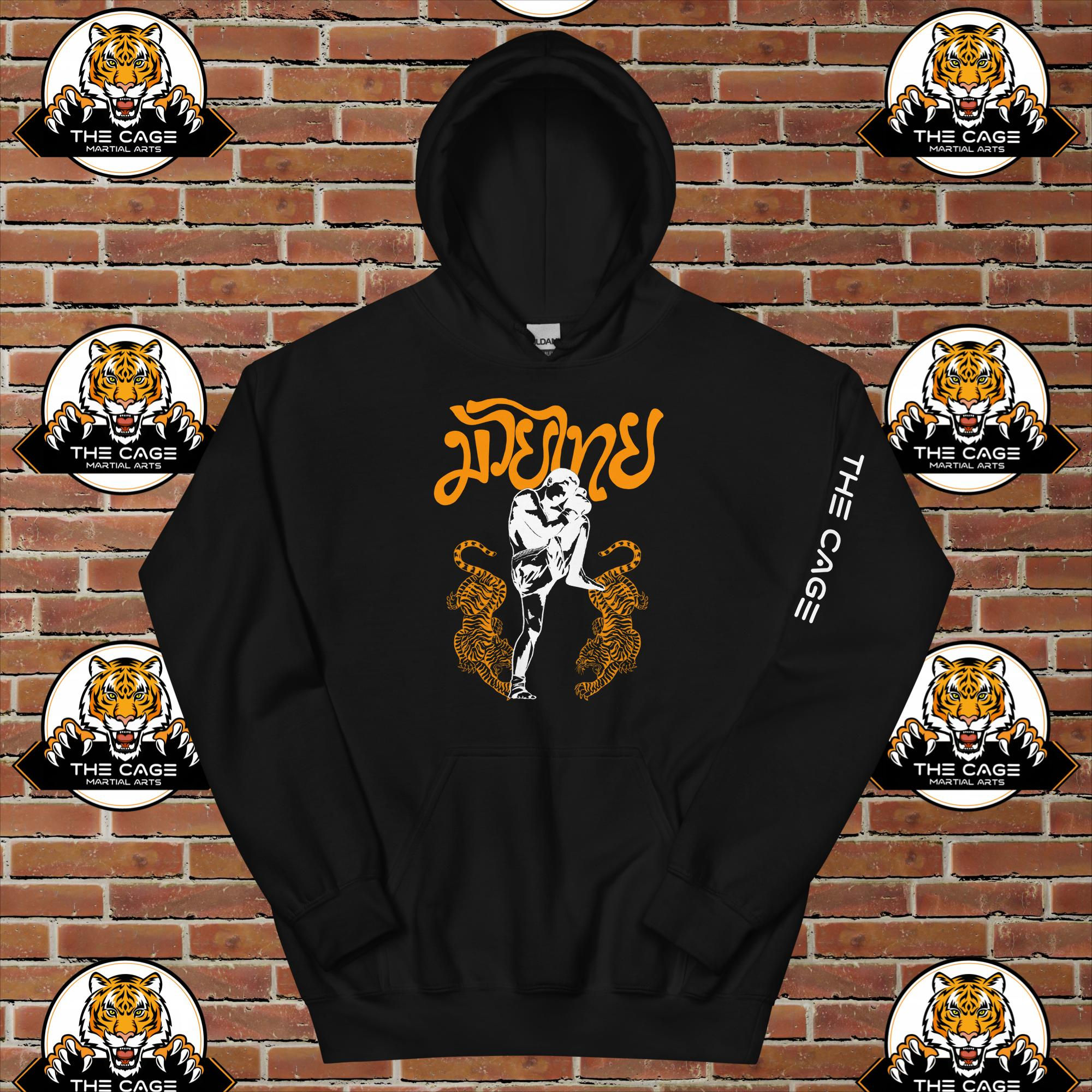 Adult Size - THE CAGE MUAY THAI Unisex Hoodie