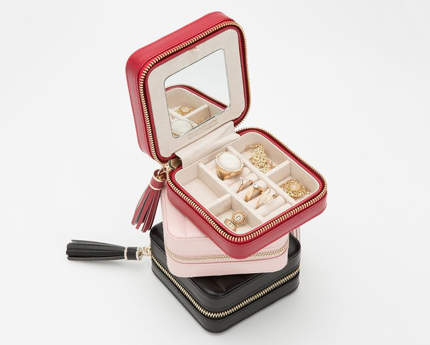 Thumbnail: Wolf1834 Caroline zip travel case 329972