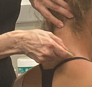 Gua Sha therapy for neck pain