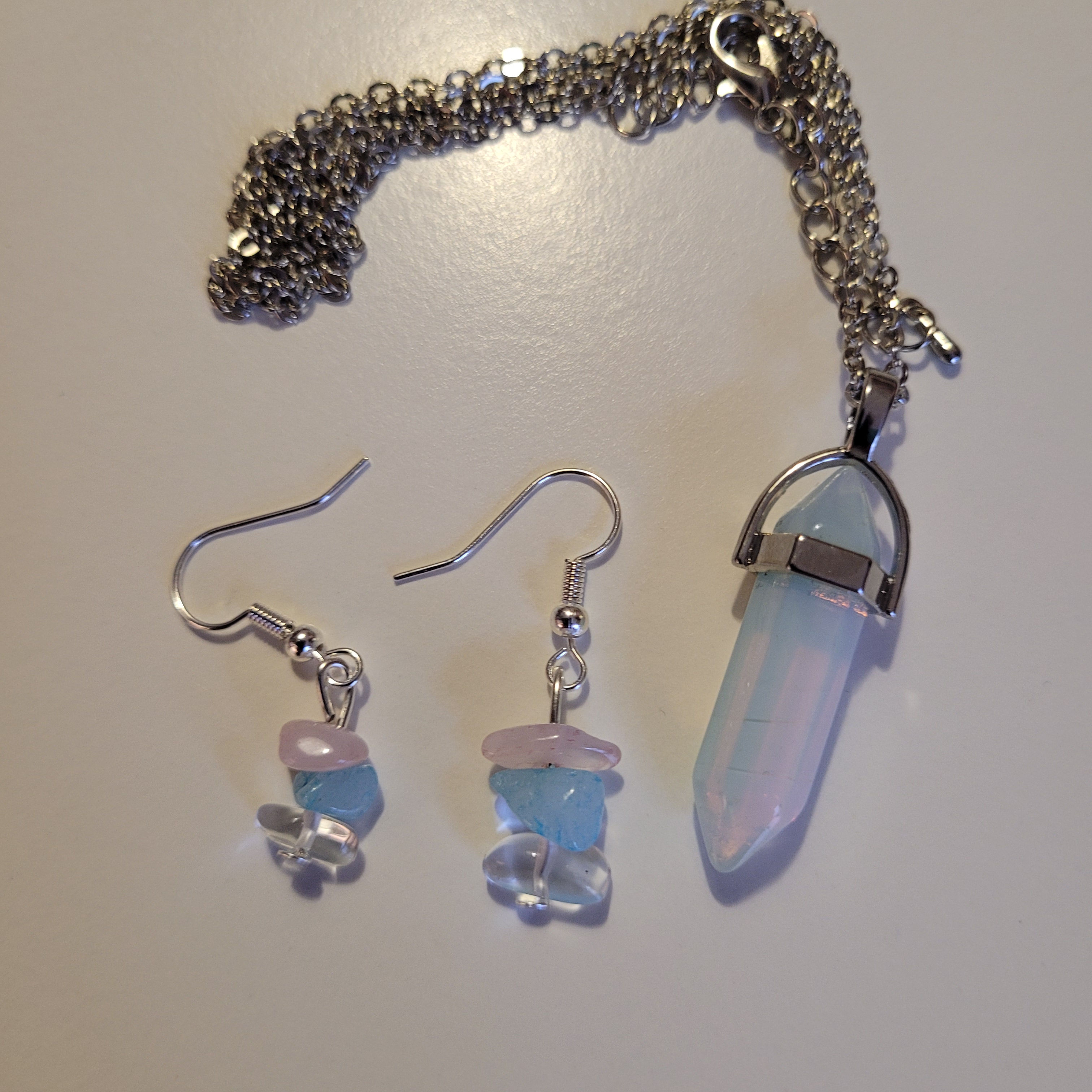 Set Kette und Ohrringe - Harmonie und Balance