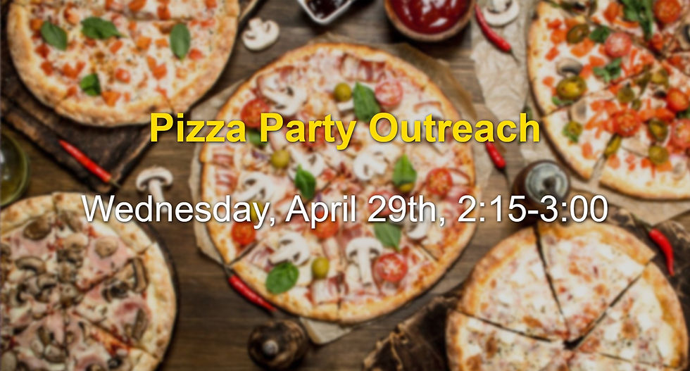 Pizza Party Outreach