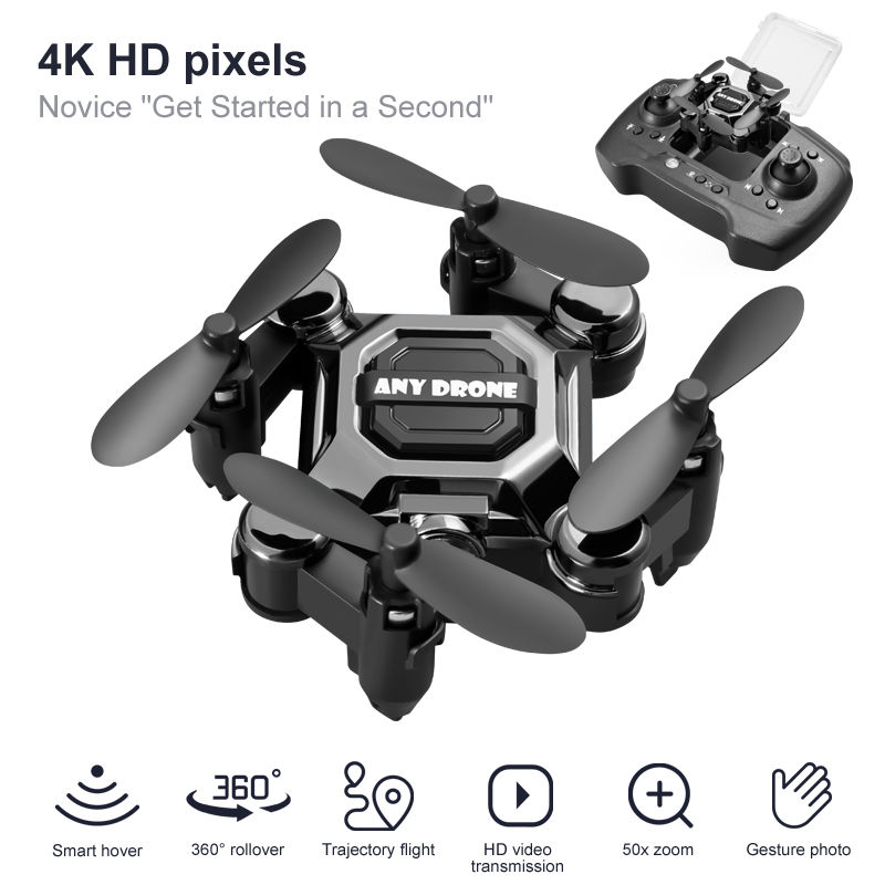 Thumbnail: K04 Mini Folding Storage Aircraft Mini Drone Aerial Photography High Definition 