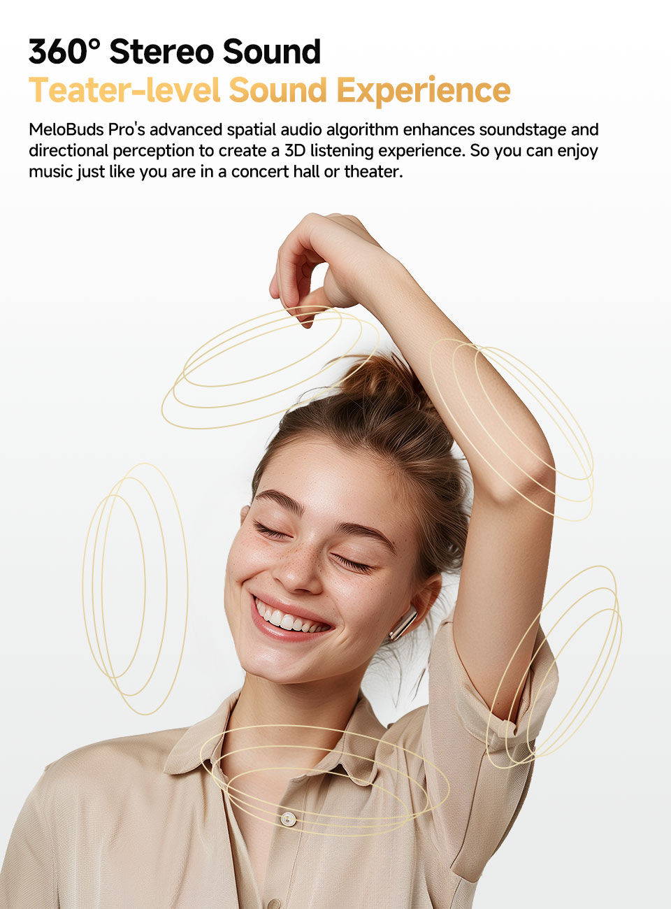 Thumbnail: QCY MeloBuds Pro ANC Bluetooth 5.3 Earphones Wireless 46dB Hybrid ANC Hi-Res LDA