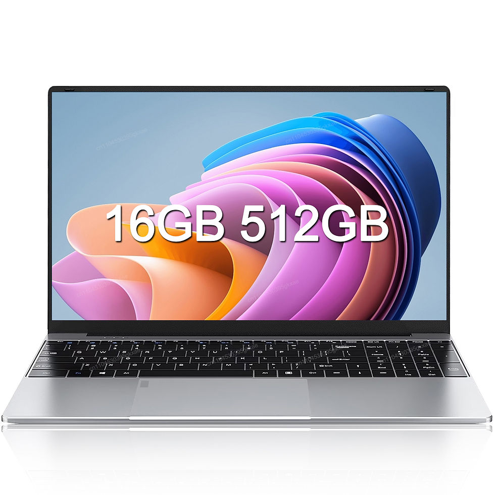 Thumbnail: LENO 15.6" Laptop Large-screen 32GB RAM 2TB SSD Intel 6500Y Office Windows11 Not