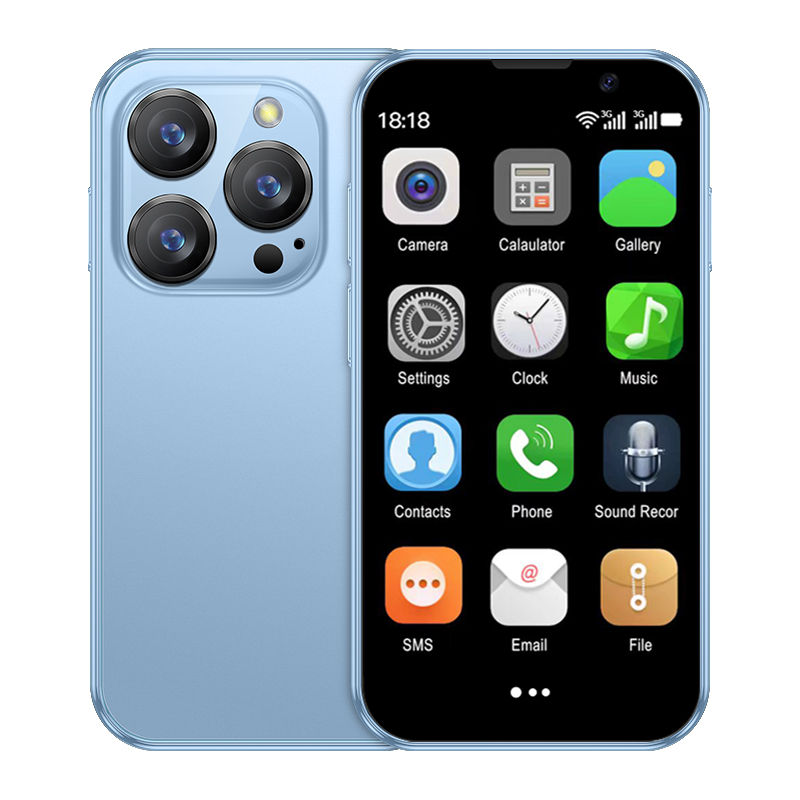 Thumbnail: SERVO 16SE Mini Smartphone 16GB ROM Android 9.0 Wifi Dual SIM Standby Play Store