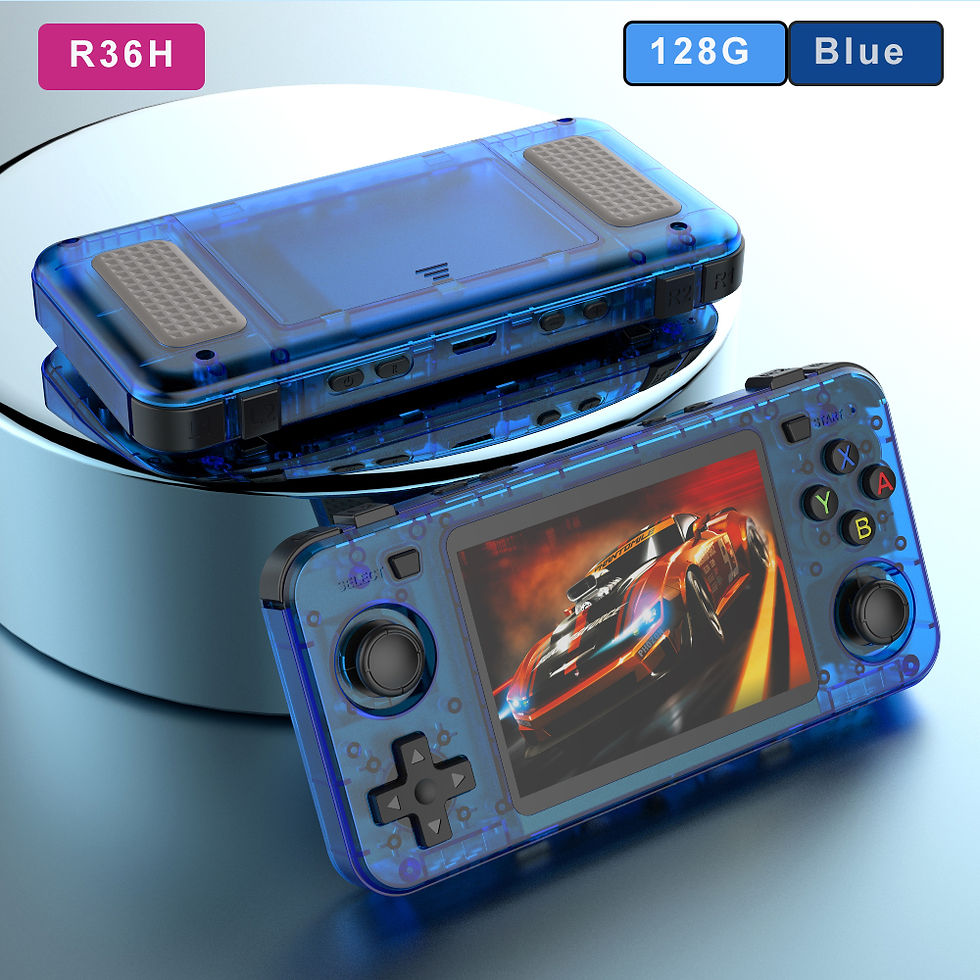 Thumbnail: 15000+ Ready Games! 3.5" IPS Retro Handheld Console RK3326, 3000mAh Long Play or